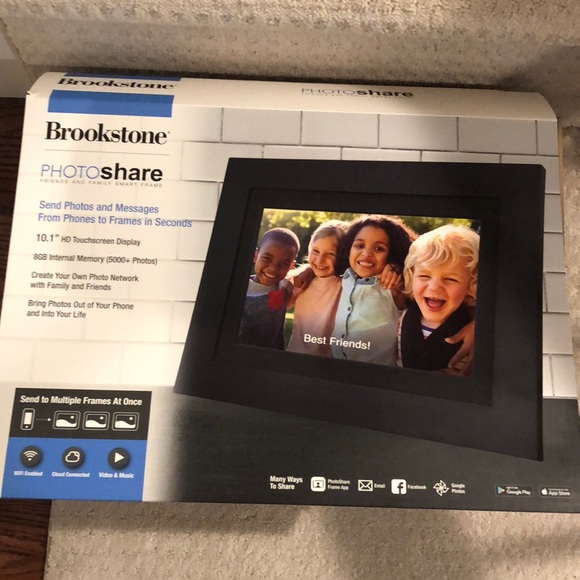 Brookstone Cameras, Photo & Video Brookstone Photoshare 1 Display